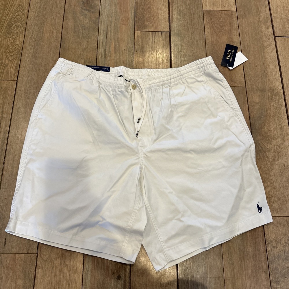 Polo Ralph‎ Lauren Chino Stretch Classic Fit Khaki Chino Shorts Size 5XB B & T